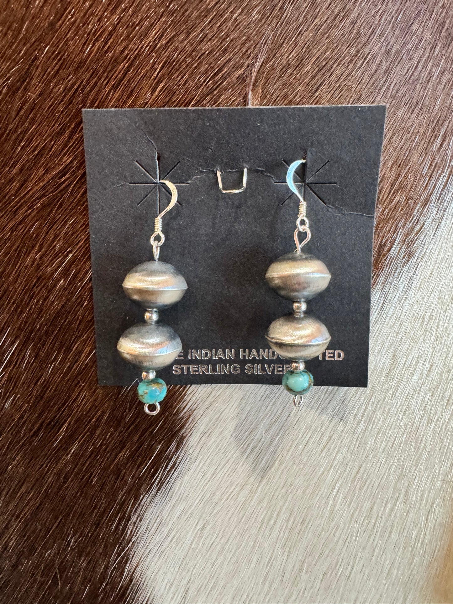 Handmade Navajo Pearls & Earrings Set