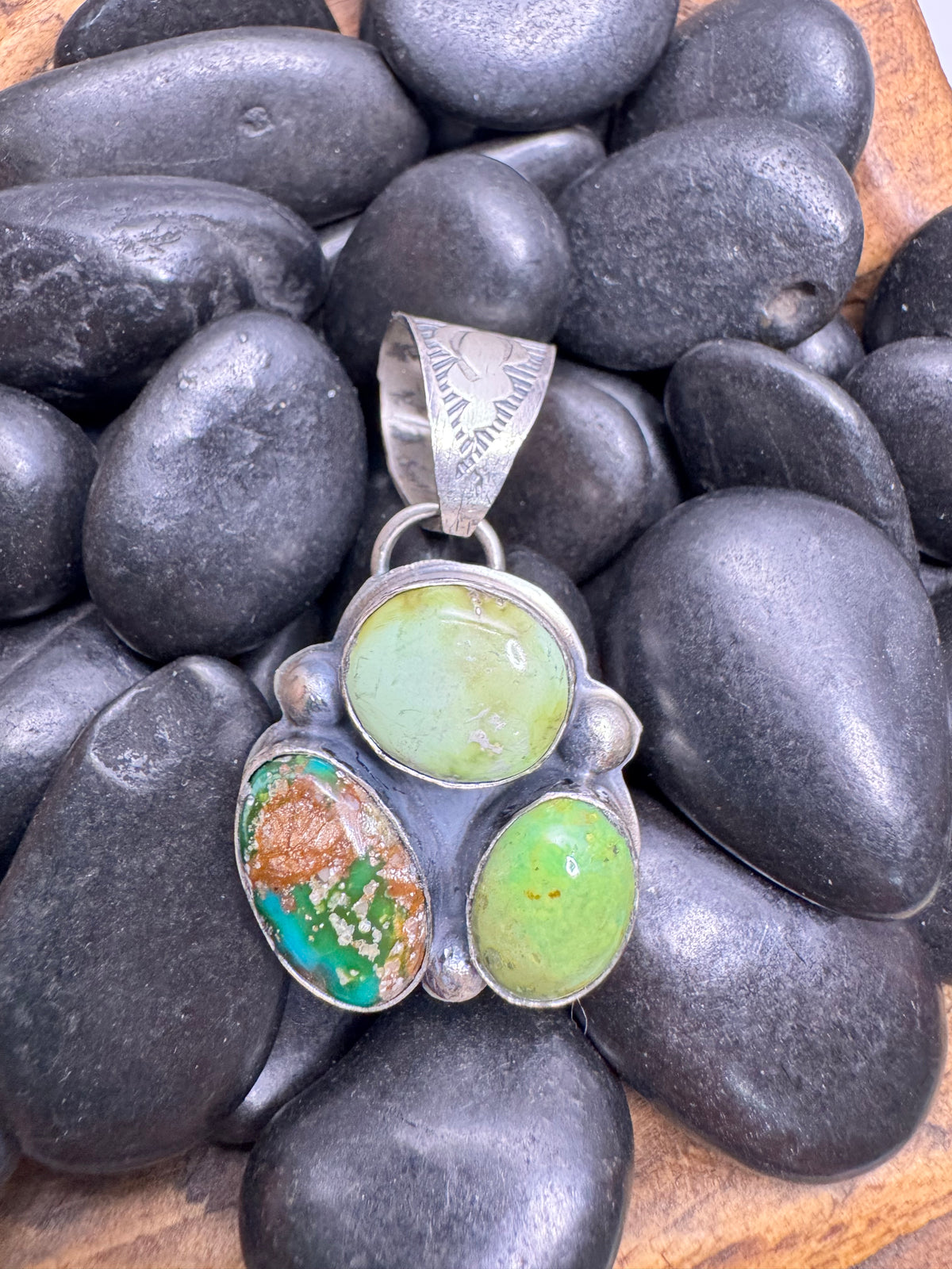 Royston, Sonoran & Palomino Cluster Pendant