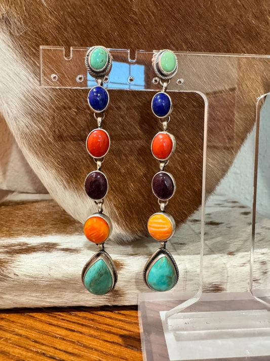 Multicolor Duster Earrings
