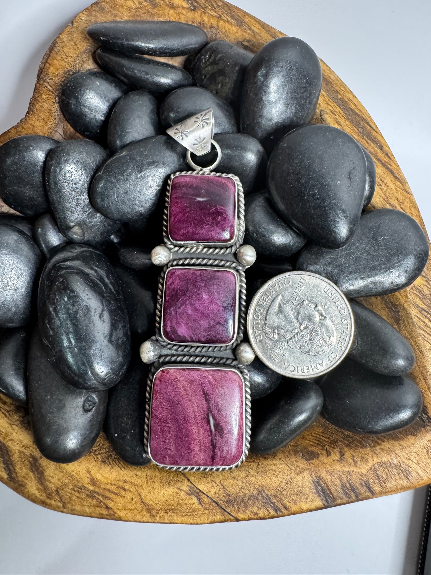 Purple Spiny Pendant