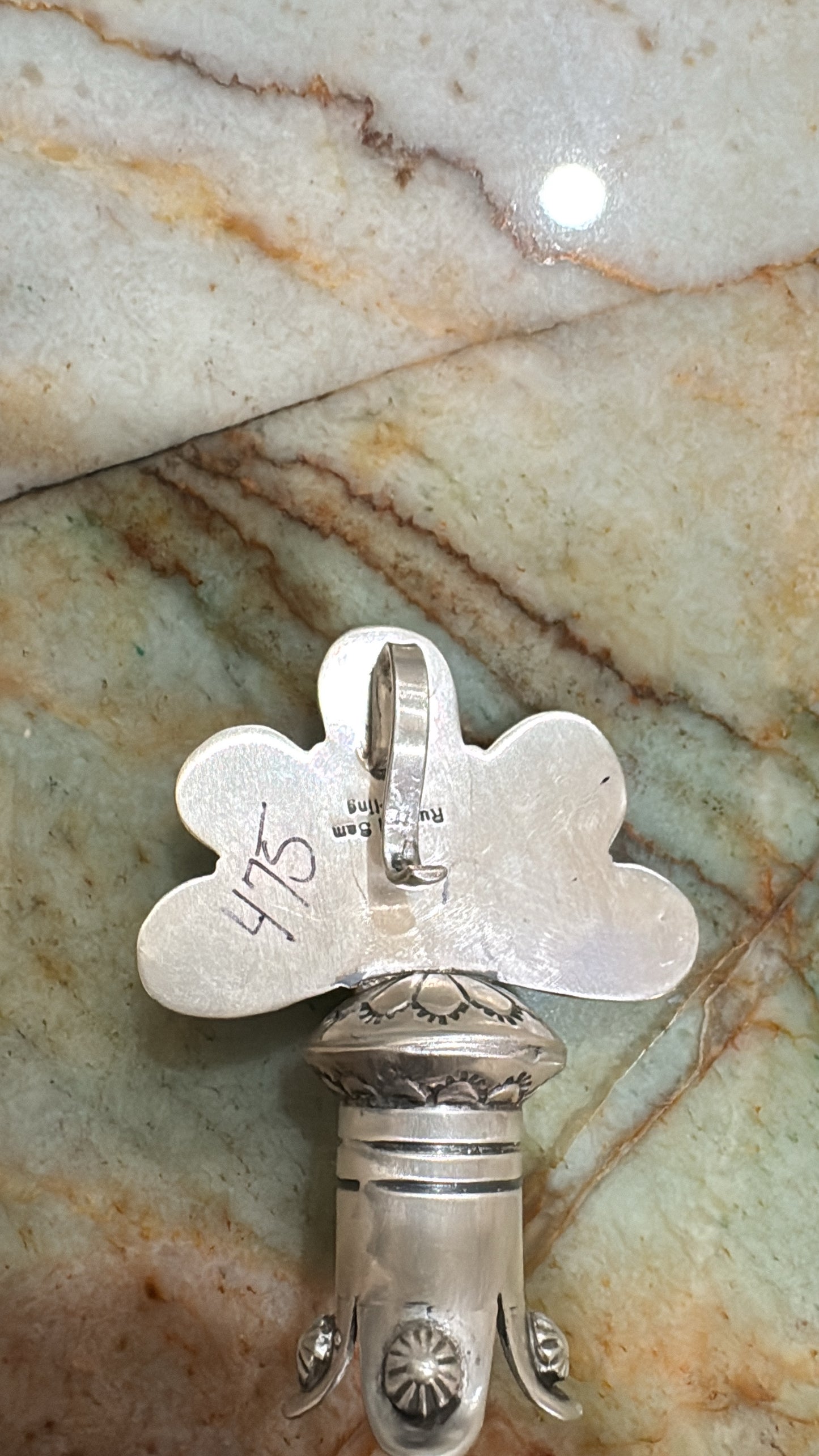 Multi Stone Squash Bell Pendant