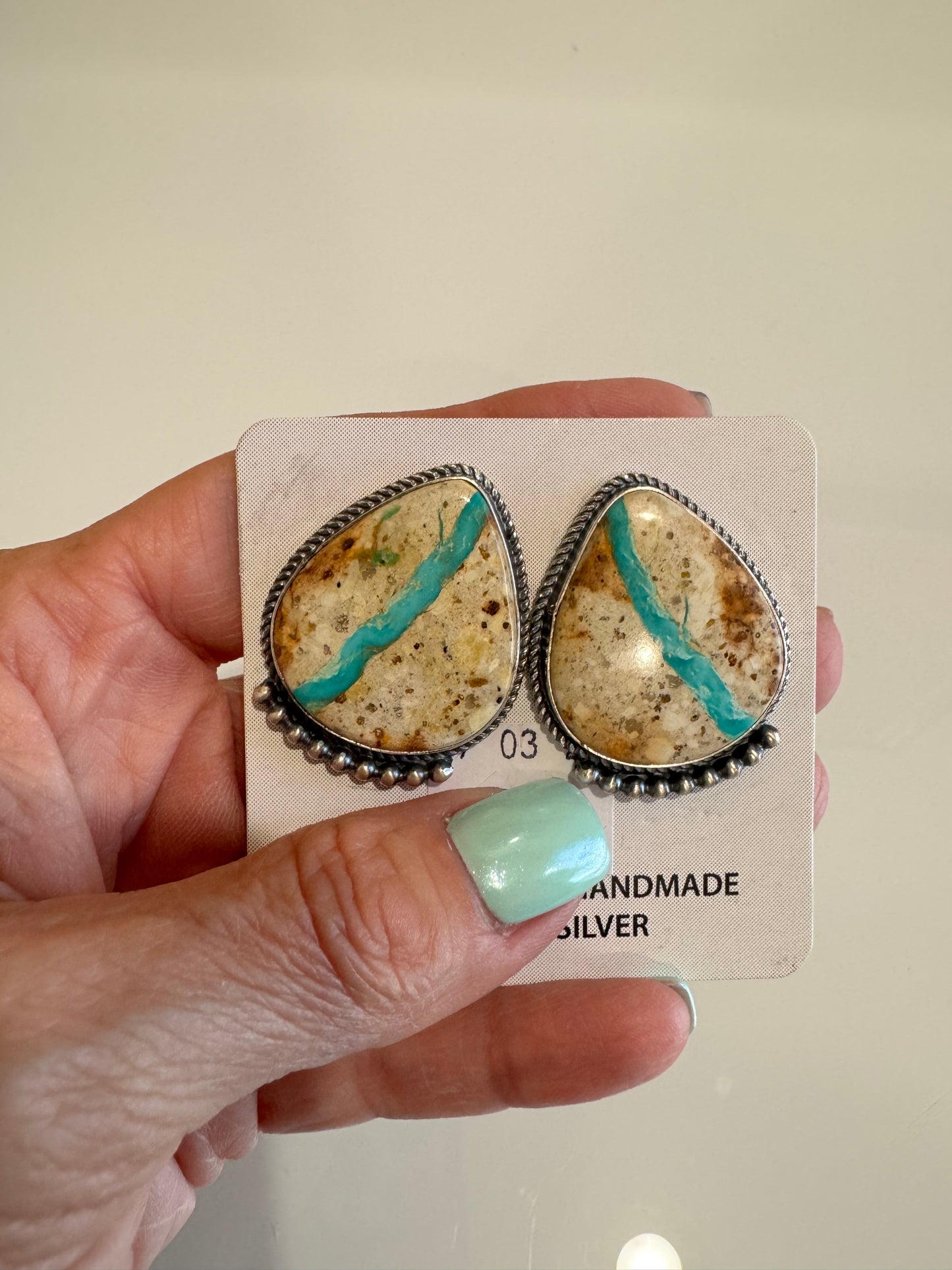 XL Royston Ribbon Stud Earrings