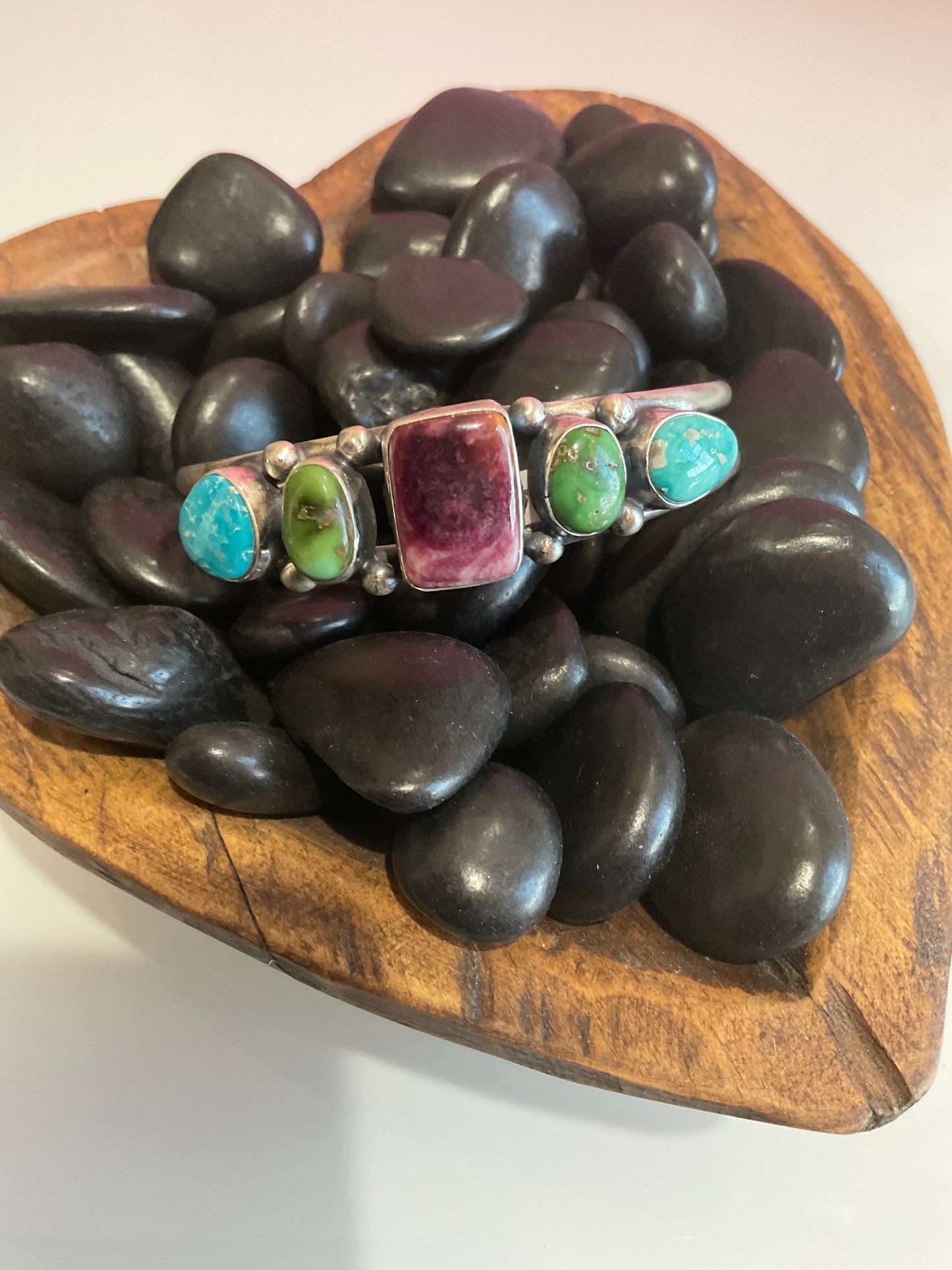 Sonoran Turquoise & Purple Spiny Cuff