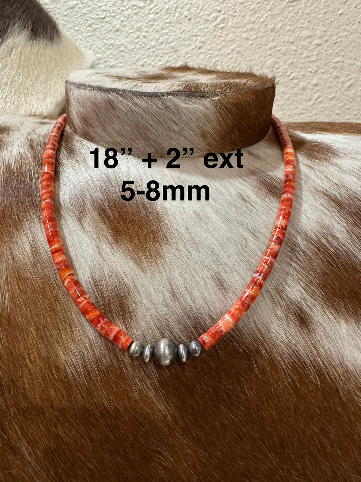 Red Spiny & Pearl Necklace