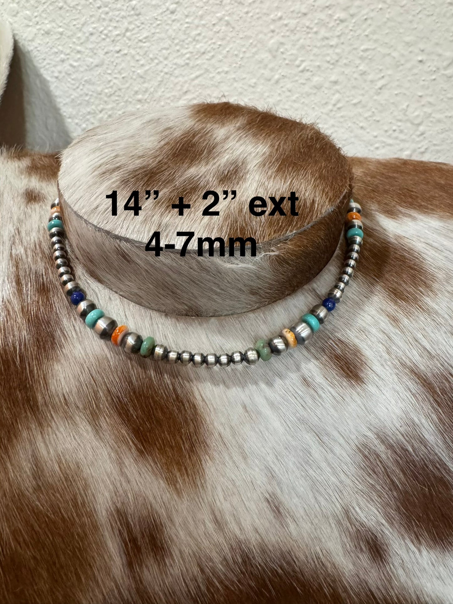 Sterling Silver Pearls w/Multicolor
