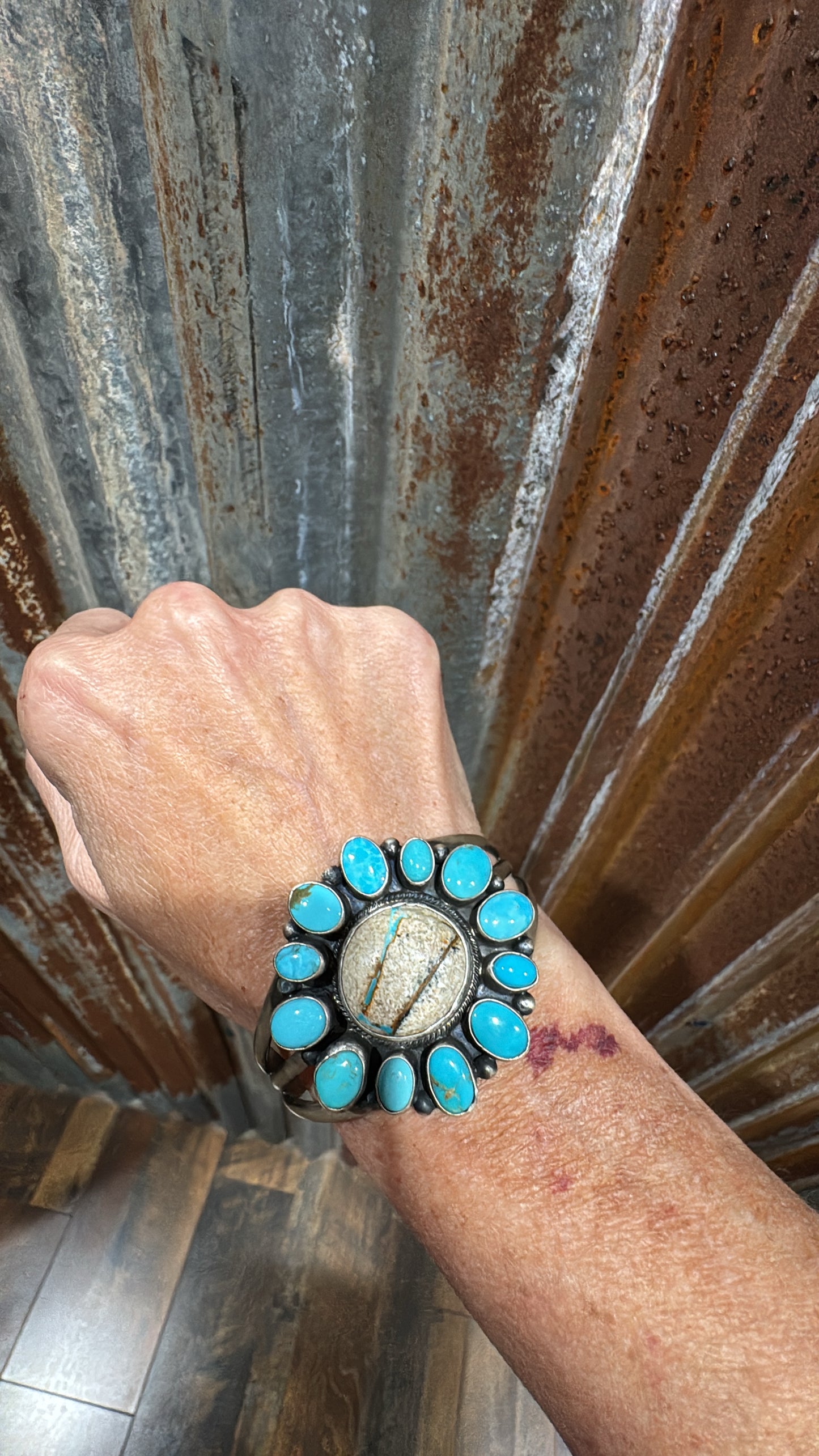 Royston Ribbon & Kingman Turquoise Cuff