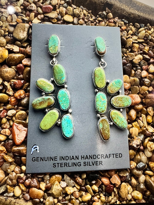 Royston Half Cluster Dangle Earrings