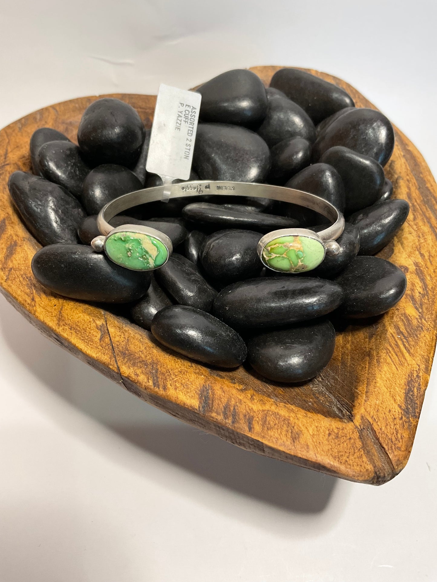 Sonoran Gold 2 Stone Reverse Cuff