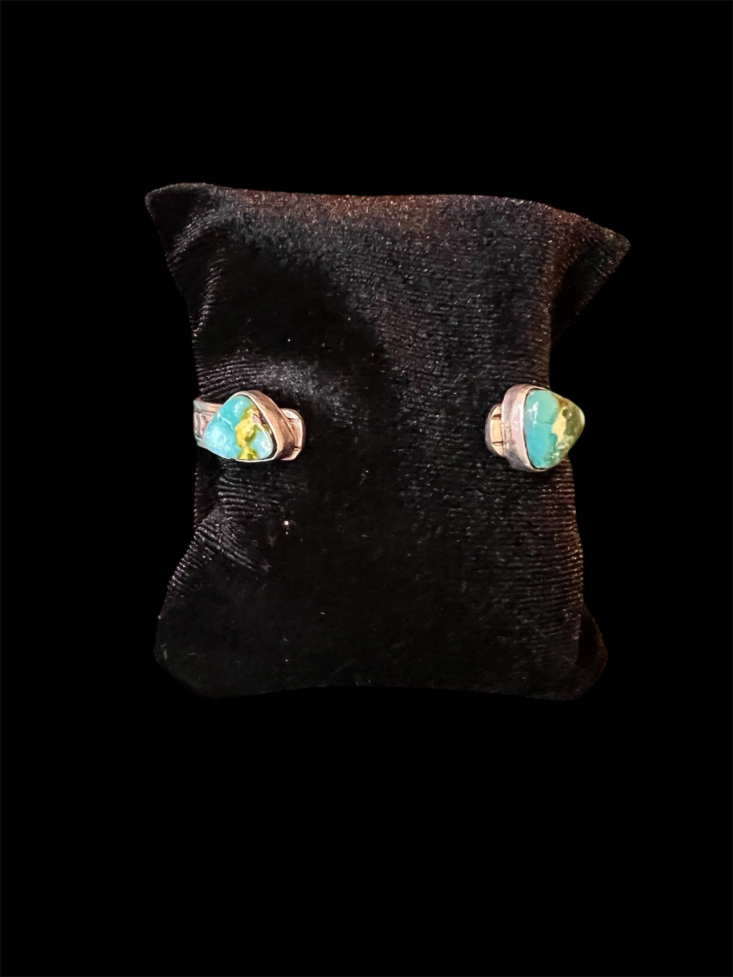 Sonoran Rose Turquoise Reverse Cuff