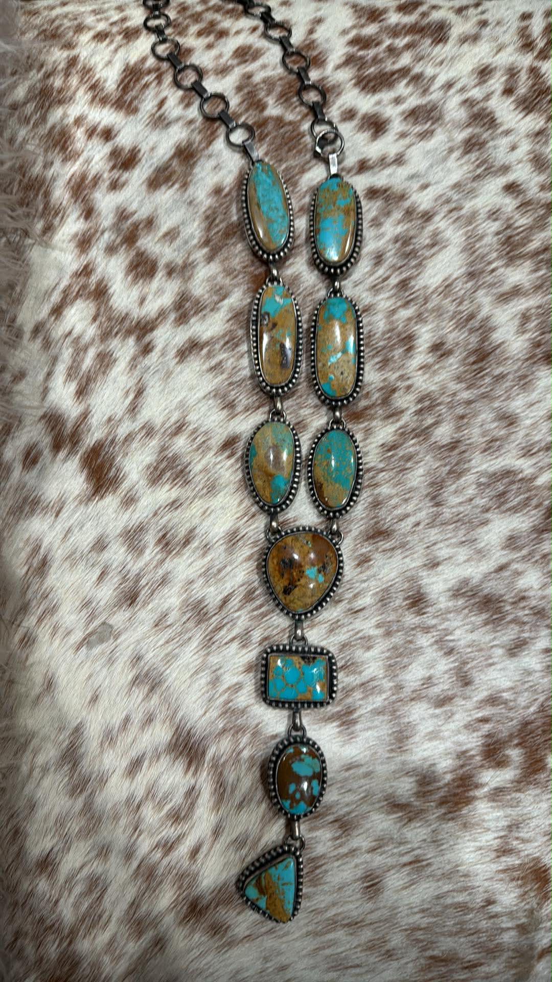 Mine #8 Turquoise Lariat