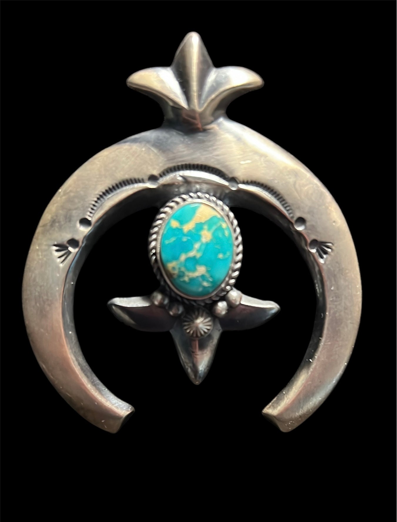 Sonoran Turquoise Naja Pendant
