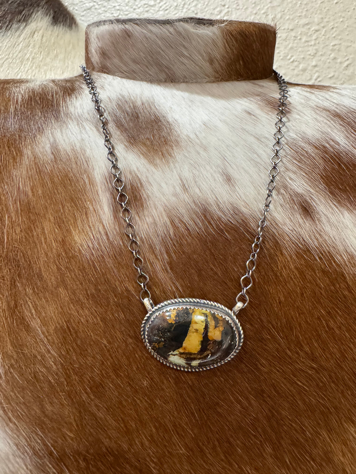 Blackjack Single Stone Necklace
