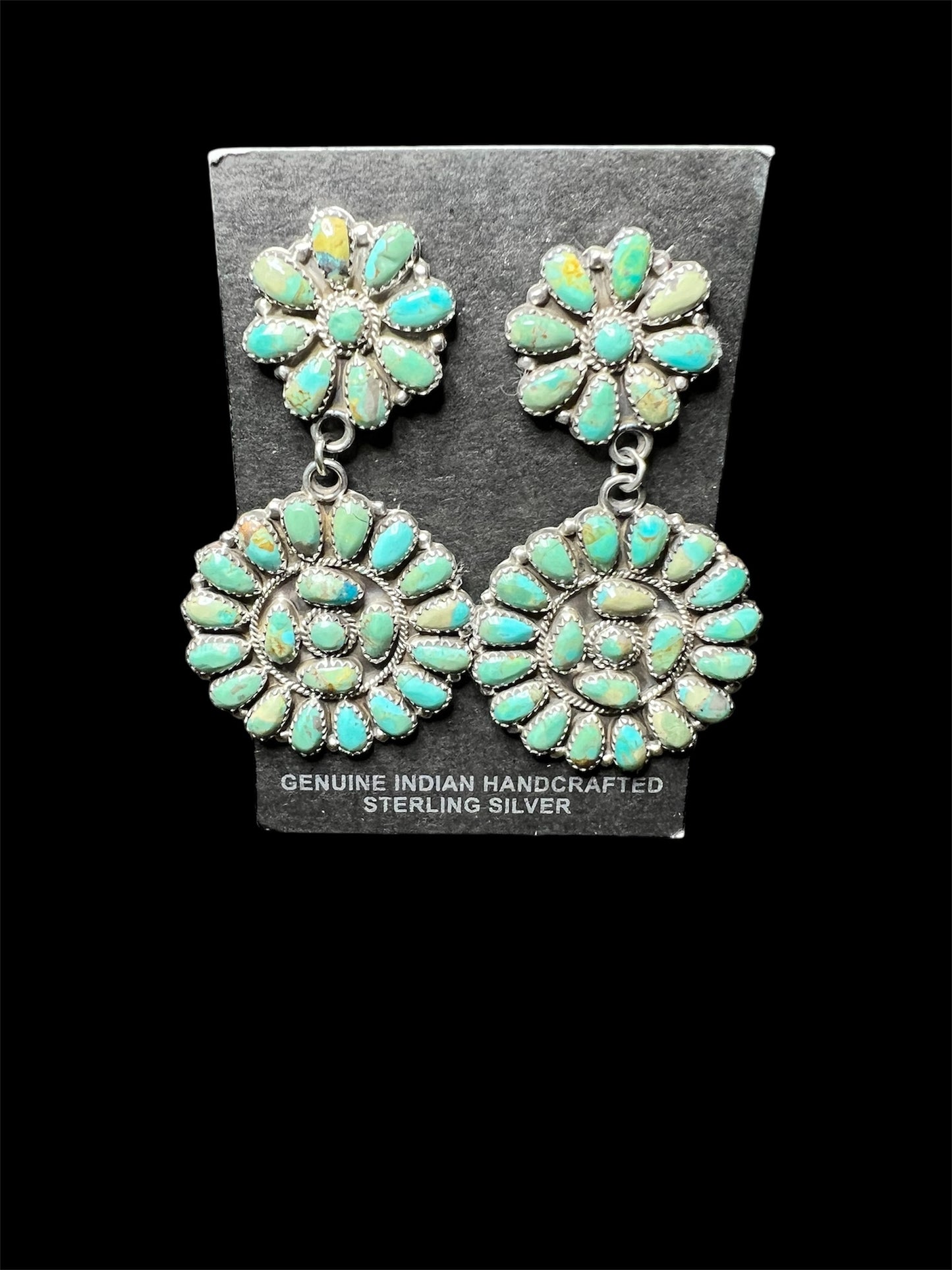 Kingman Double Cluster Earrings