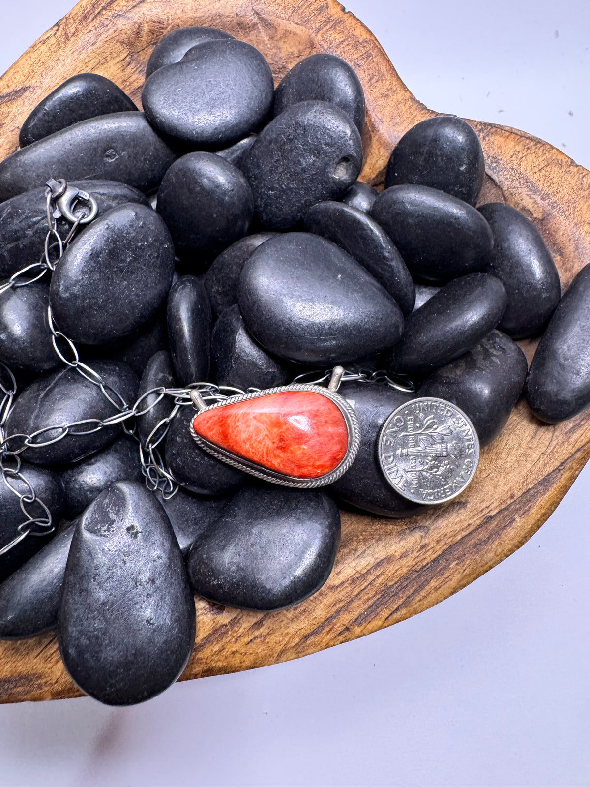 Red Spiny Necklace