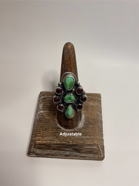 Sonoran Gold & Purple Spiny Cluster Ring