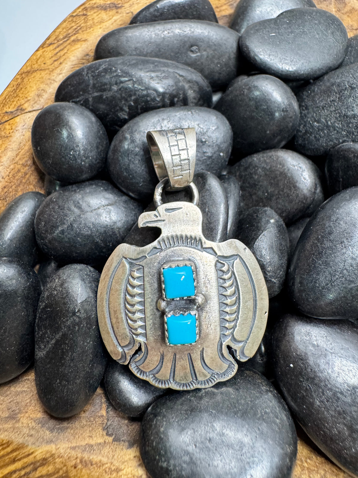 Sleeping Beauty Thunderbird Pendant