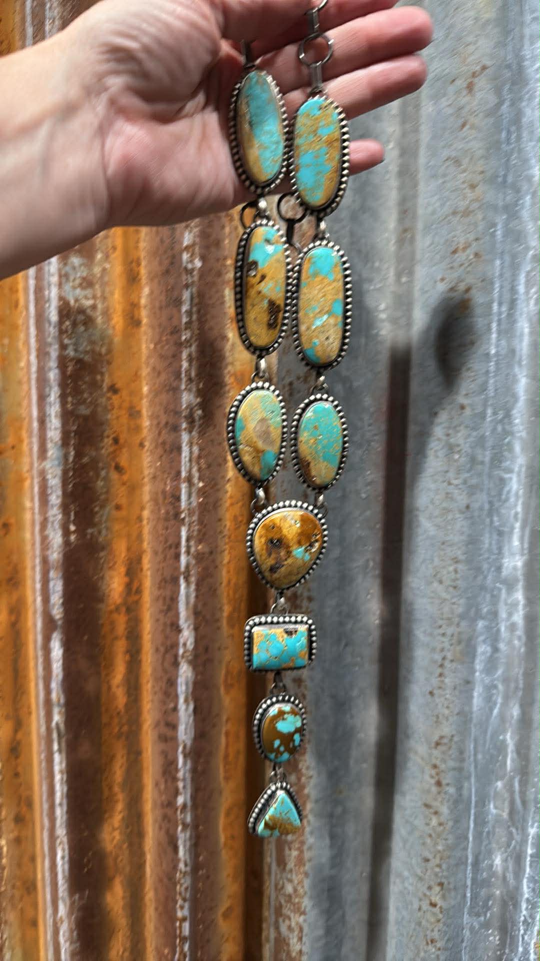 Mine #8 Turquoise Lariat