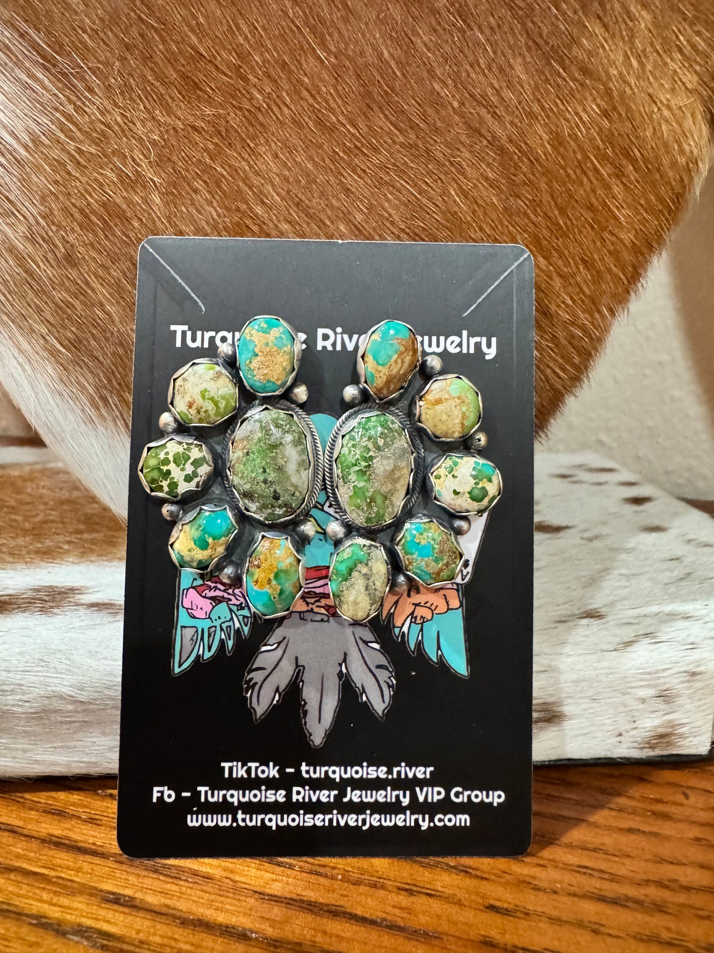 Sonoran Turquoise Cluster Earrings