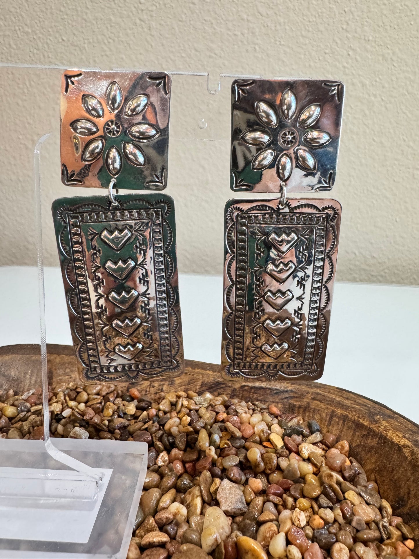 Double Concho Earrings