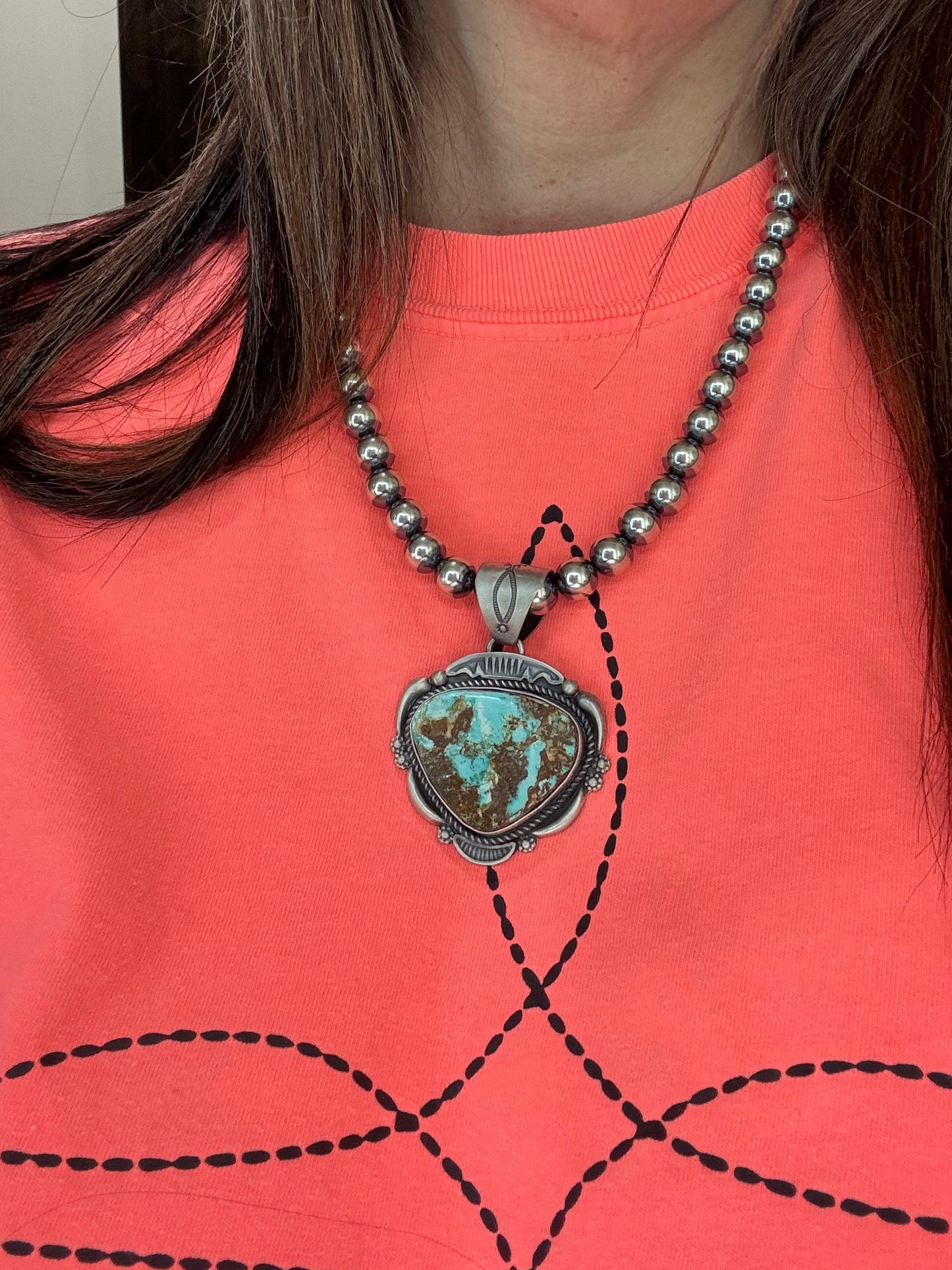 Royston Turquoise Pendant