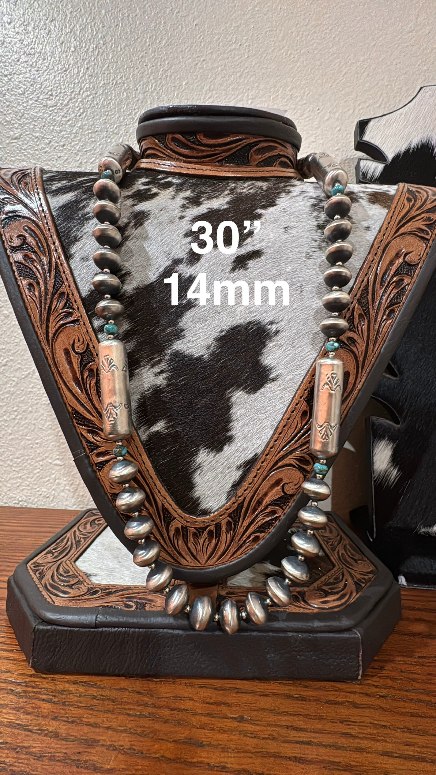 Handmade Navajo Pearls & Earrings Set