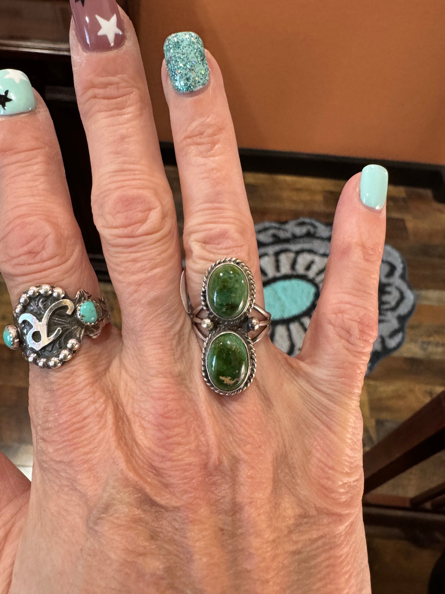 Sonoran Gold 2 stone Ring