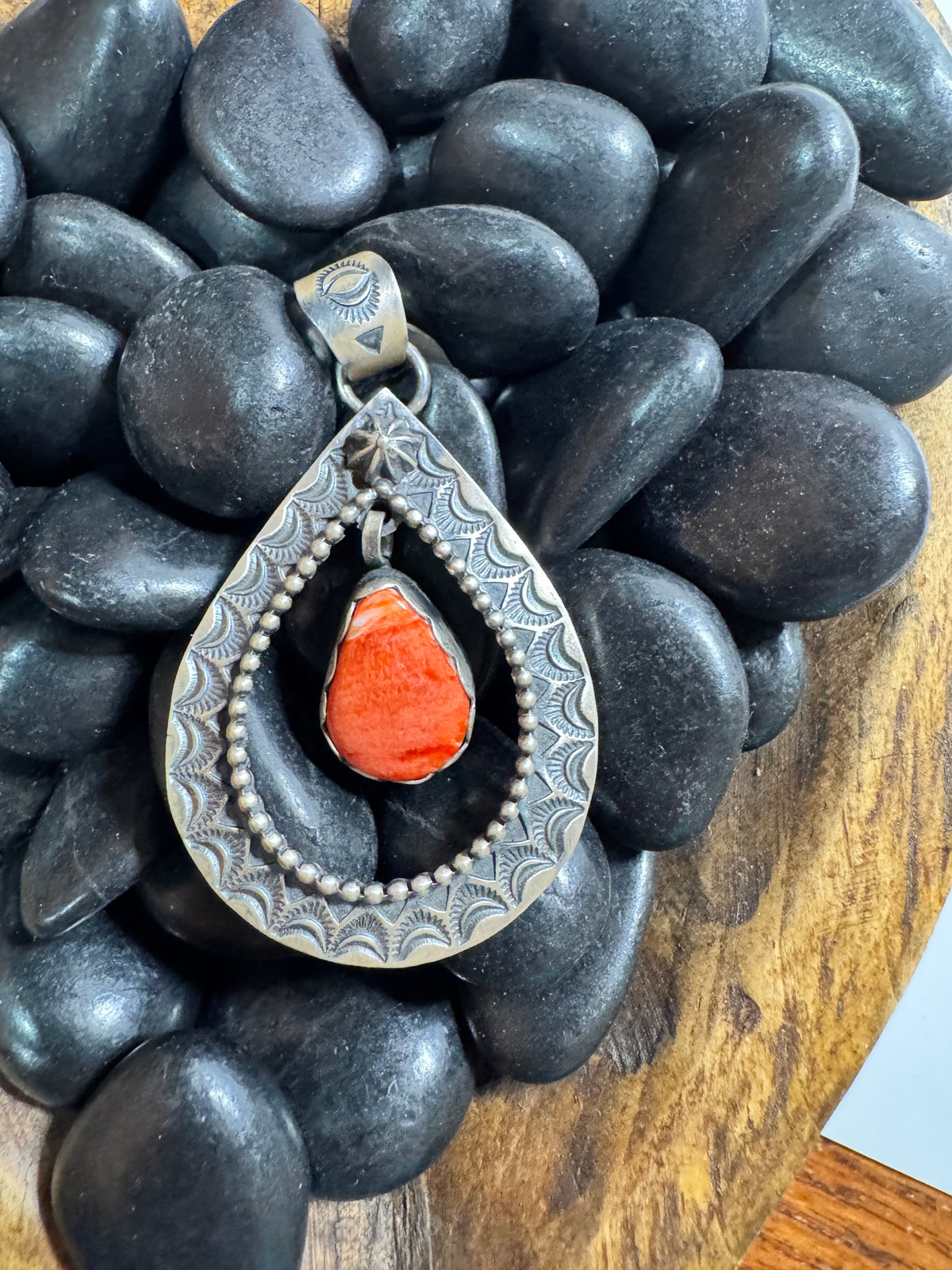 Red Spiny Pendant
