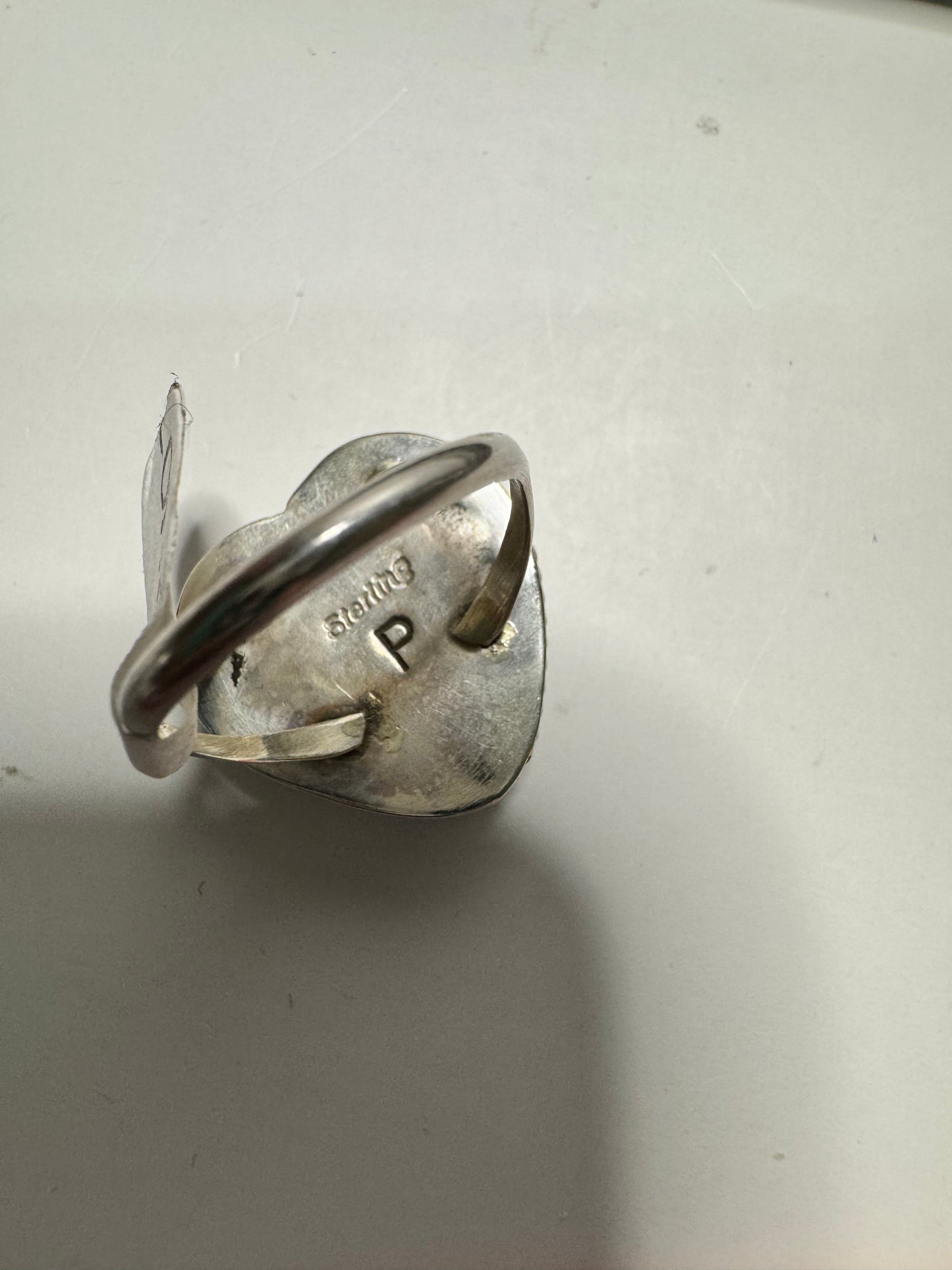 Red Spiny Heart Ring