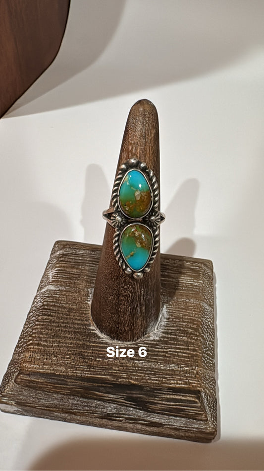 Royston 2 Stone Ring