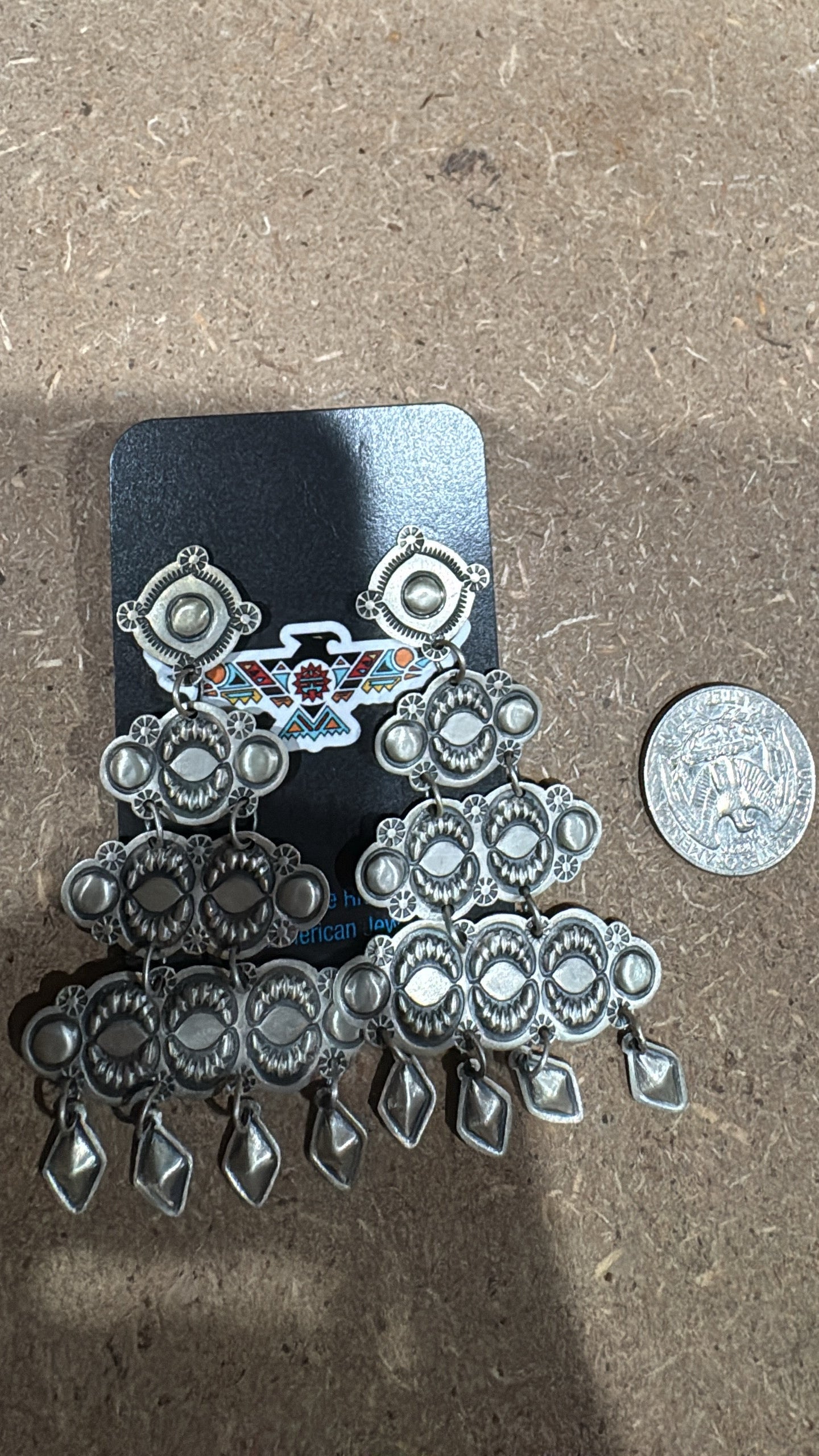Sterling Silver Chandelier Earrings