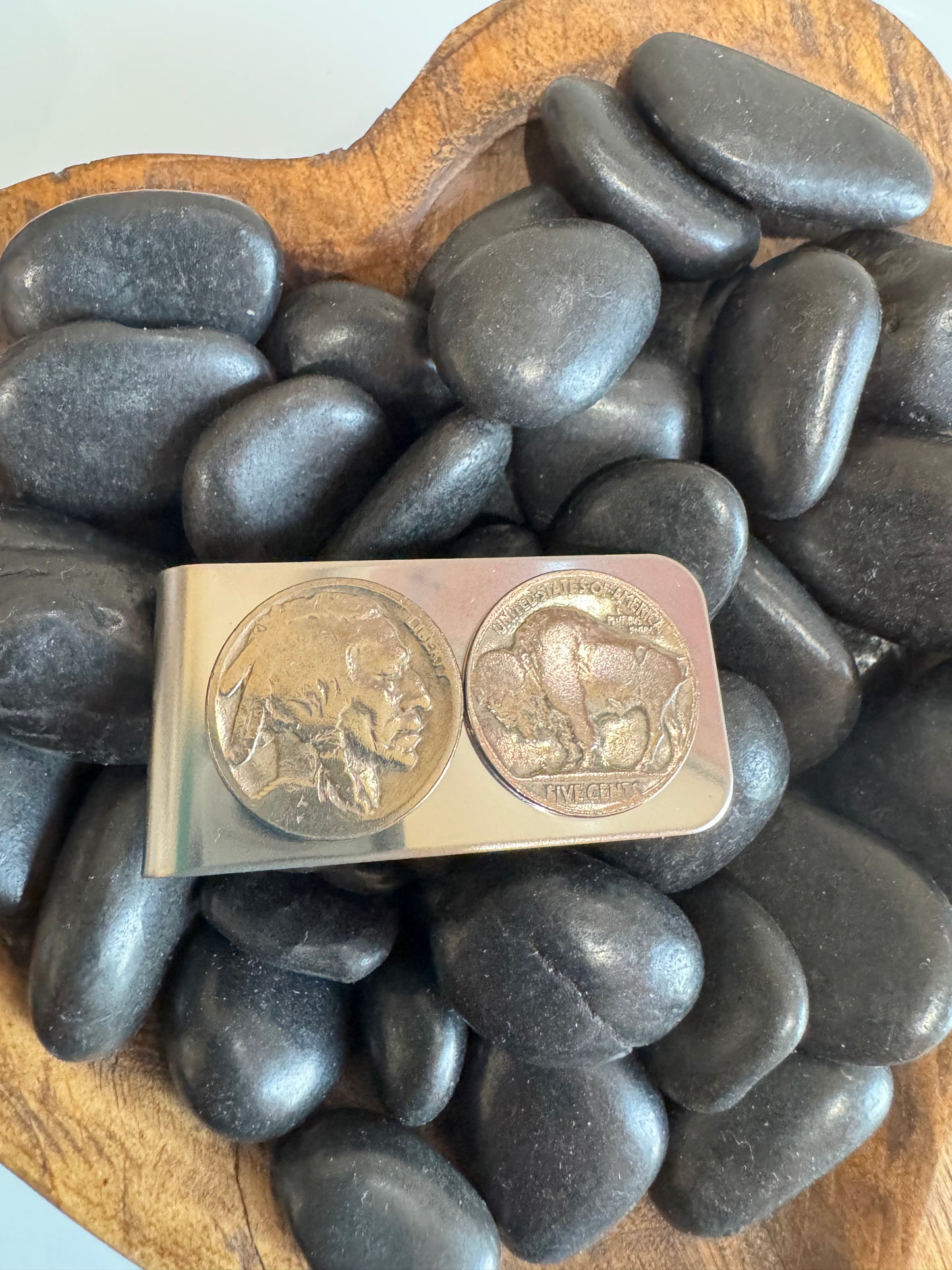 Sterling Silver Buffalo Nickel Money Clip
