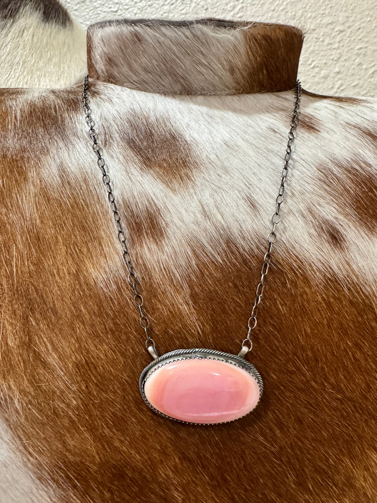 Pink Conch Necklace