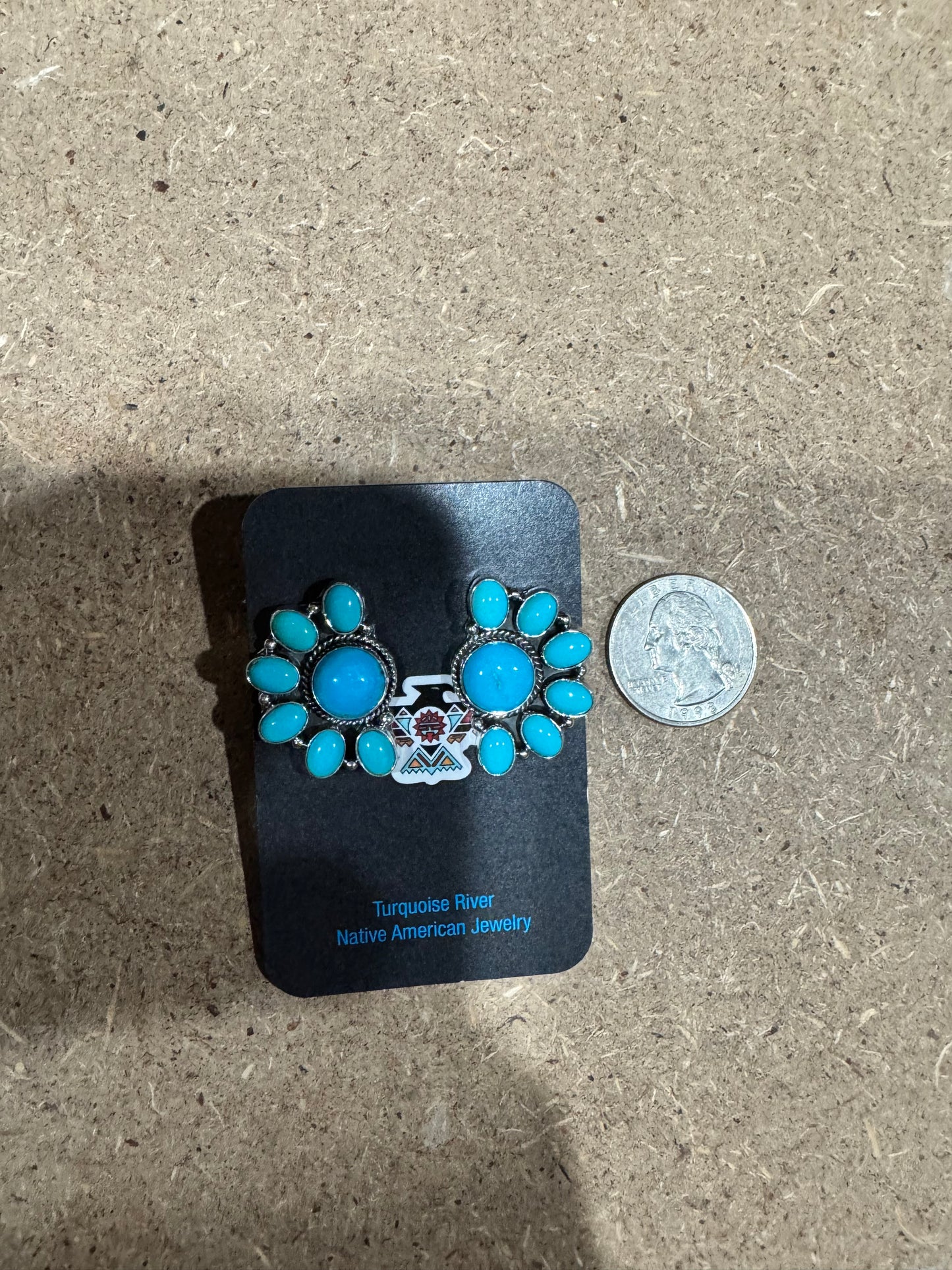 Kingman Half Cluster Earrings