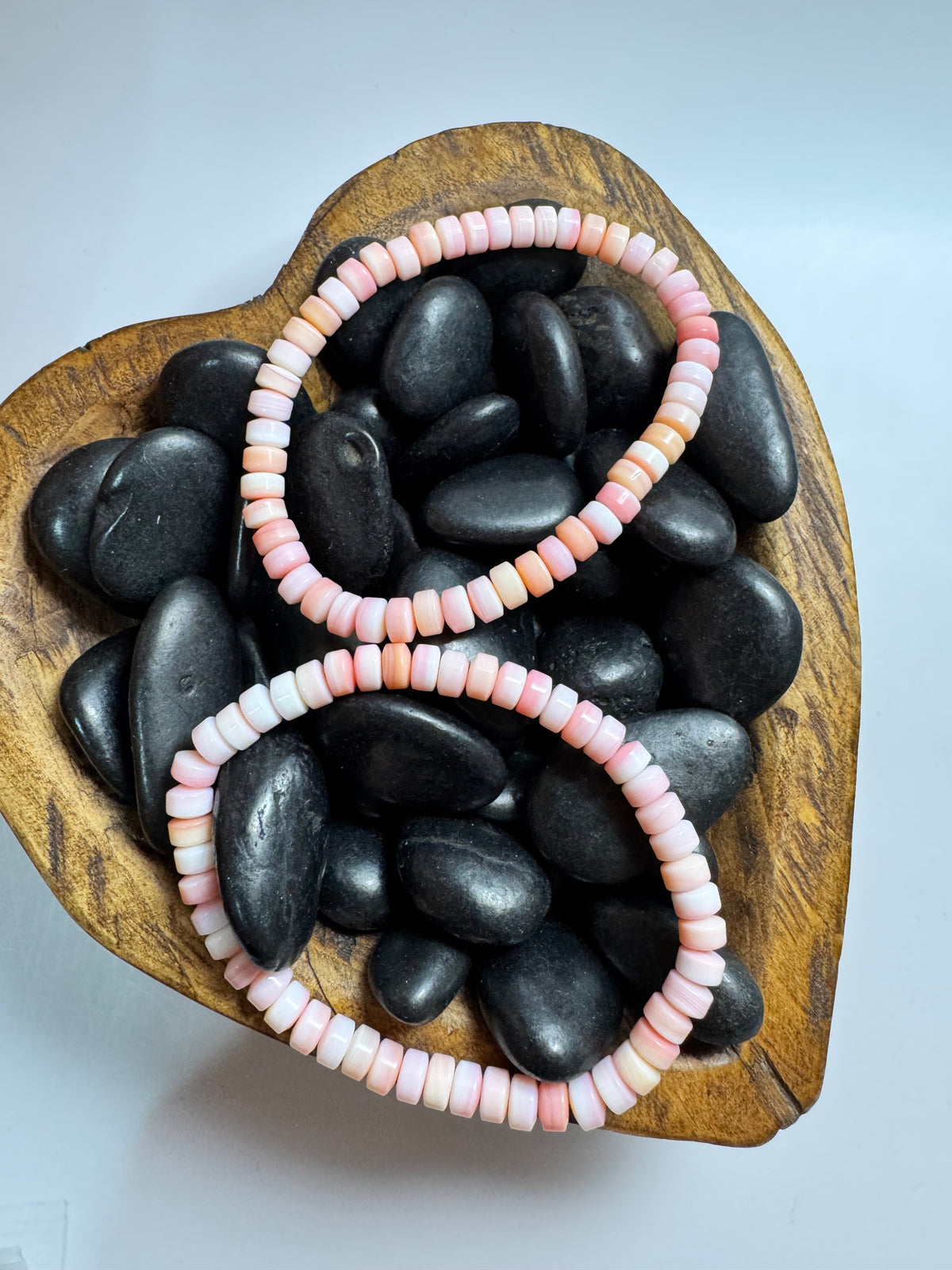 Pink Conch Stretchy Bracelet