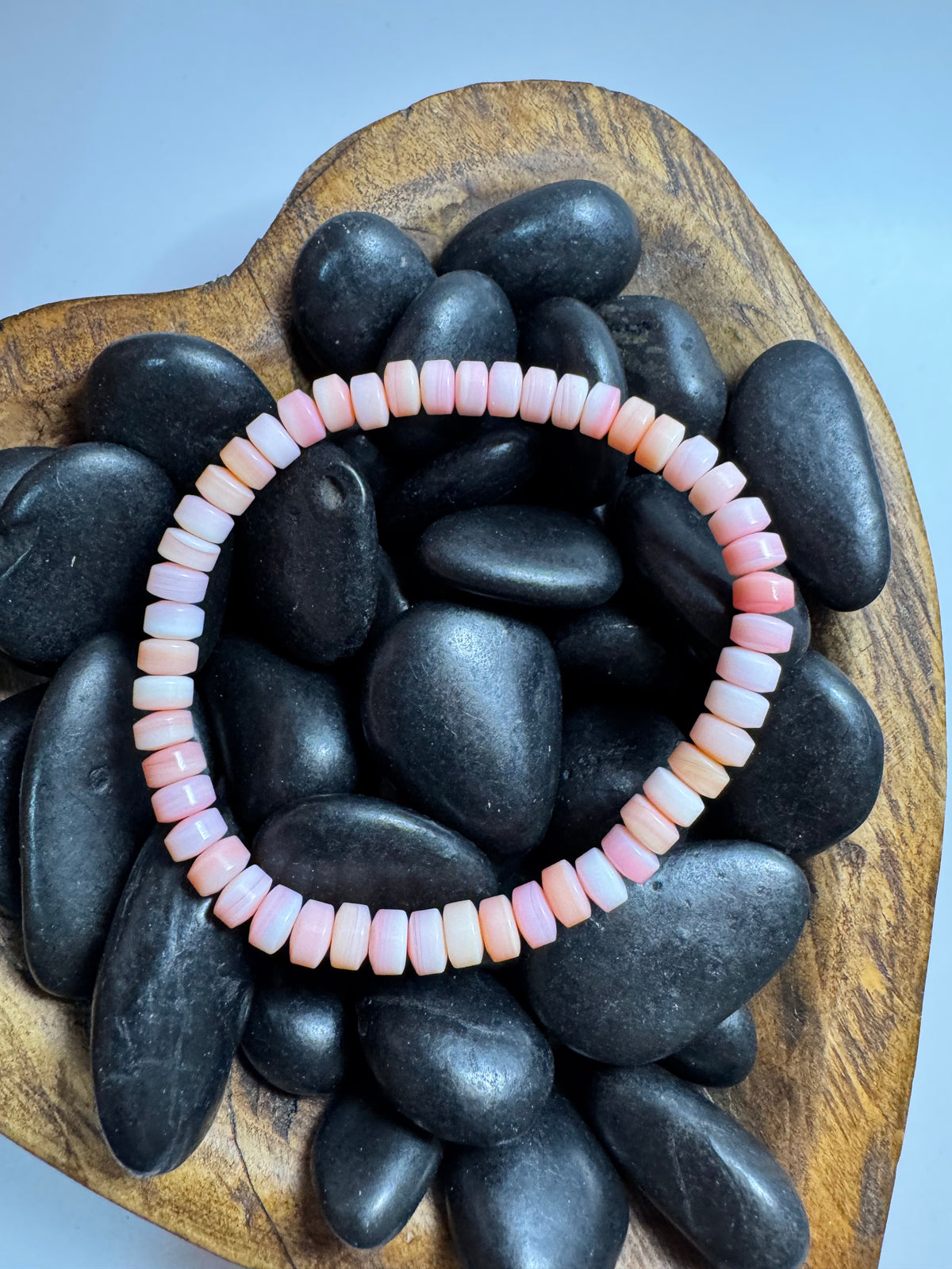 Pink Conch Stretchy Bracelet