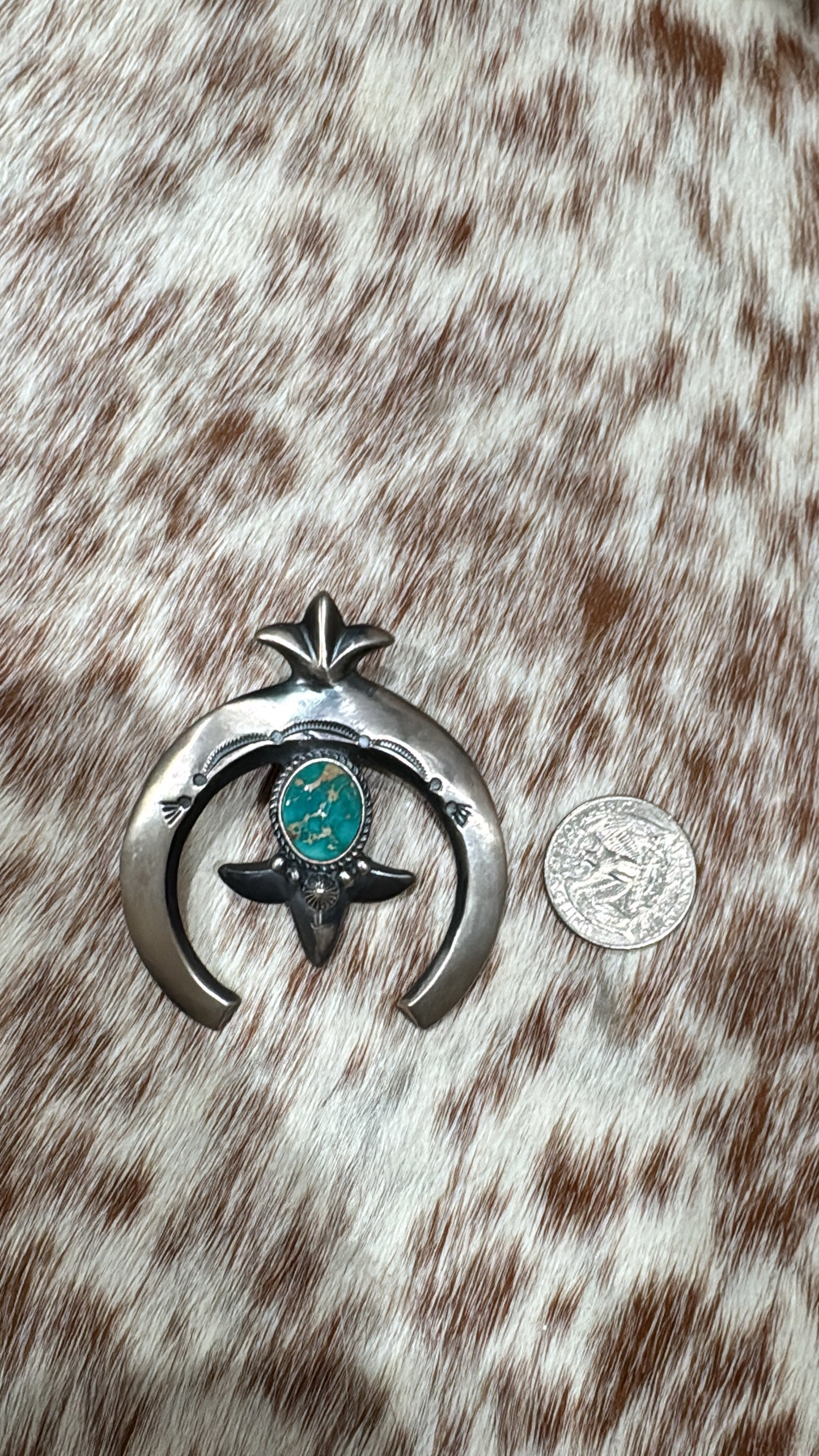 Sonoran Turquoise Naja Pendant