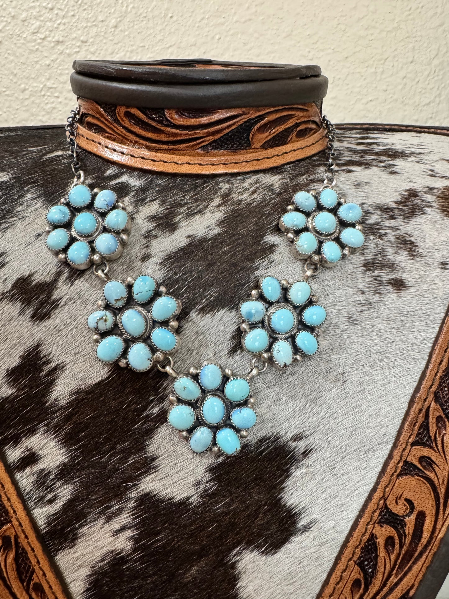 Golden Hills Cluster Necklace