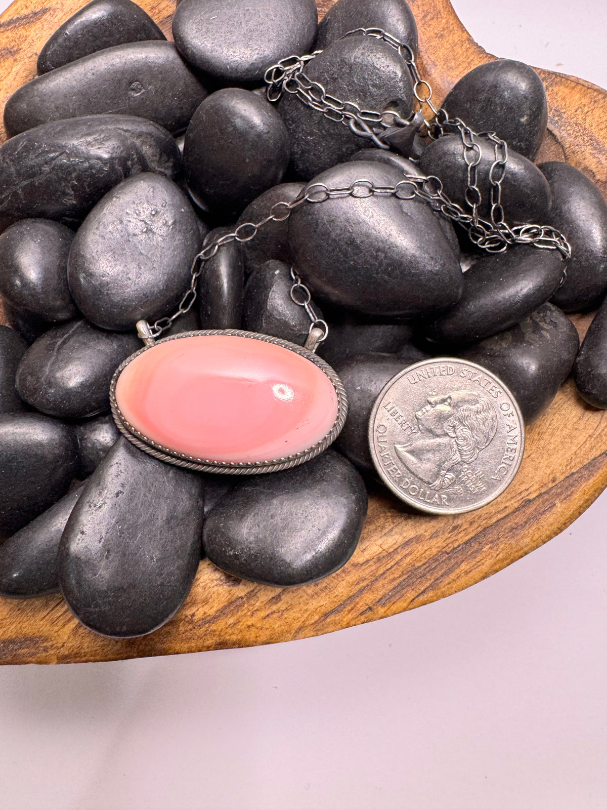 Pink Conch Necklace