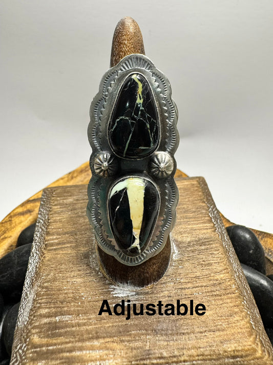 Blackjack 2 Stone Ring