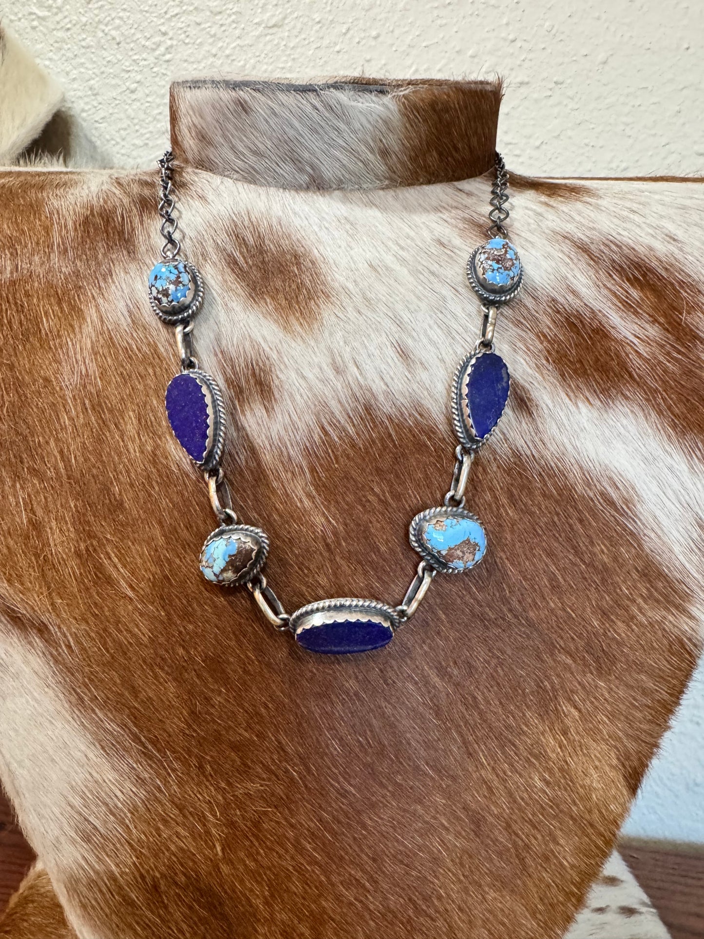 Golden Hills & Lapis Choker