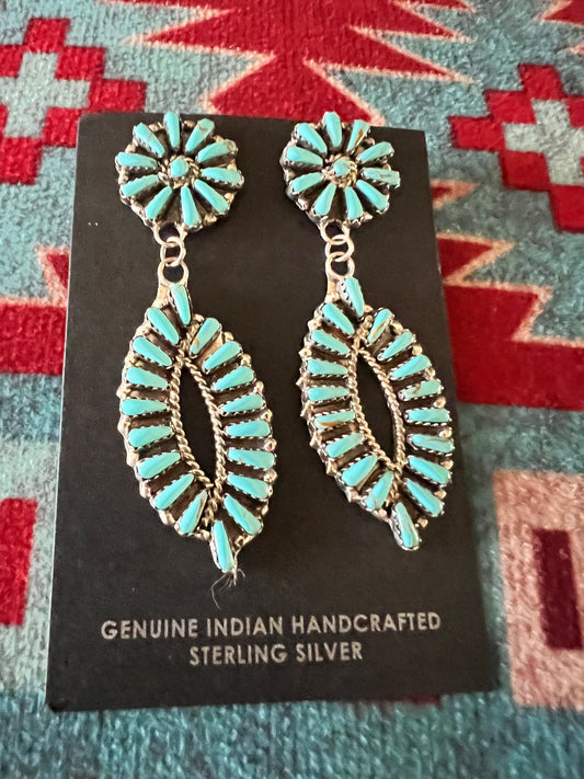 Kingman Dangle Cluster Earrings