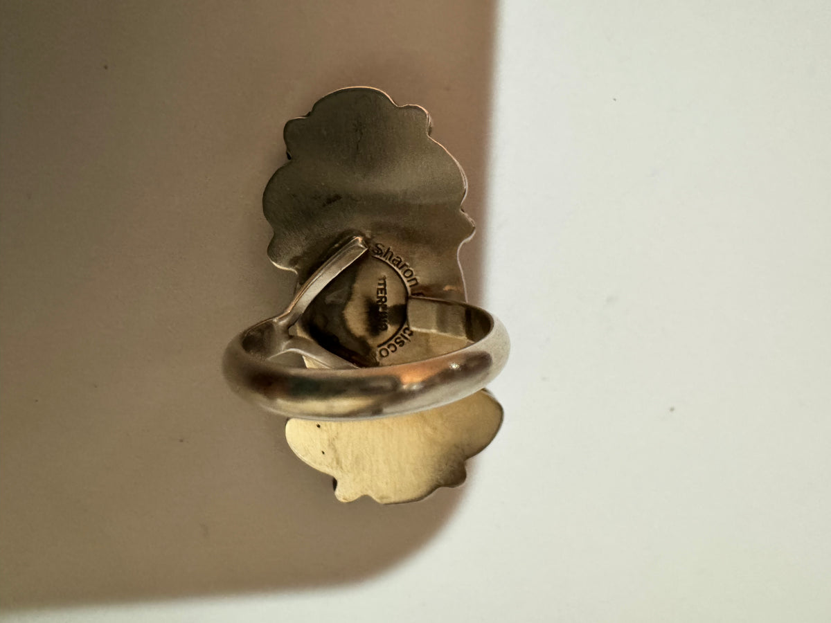 Kingman & Coral Cluster Ring