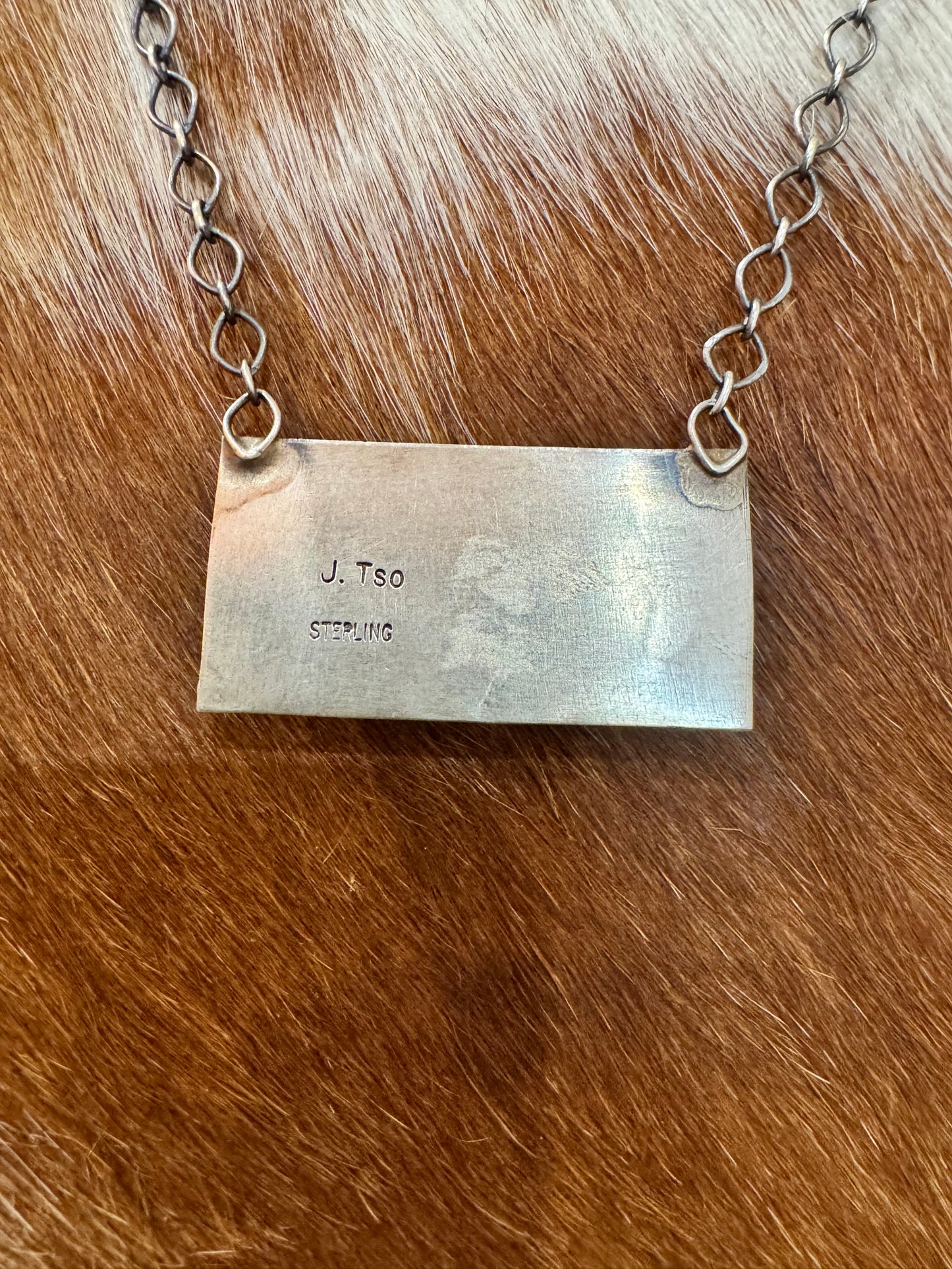 Golden Hills Bar Necklace
