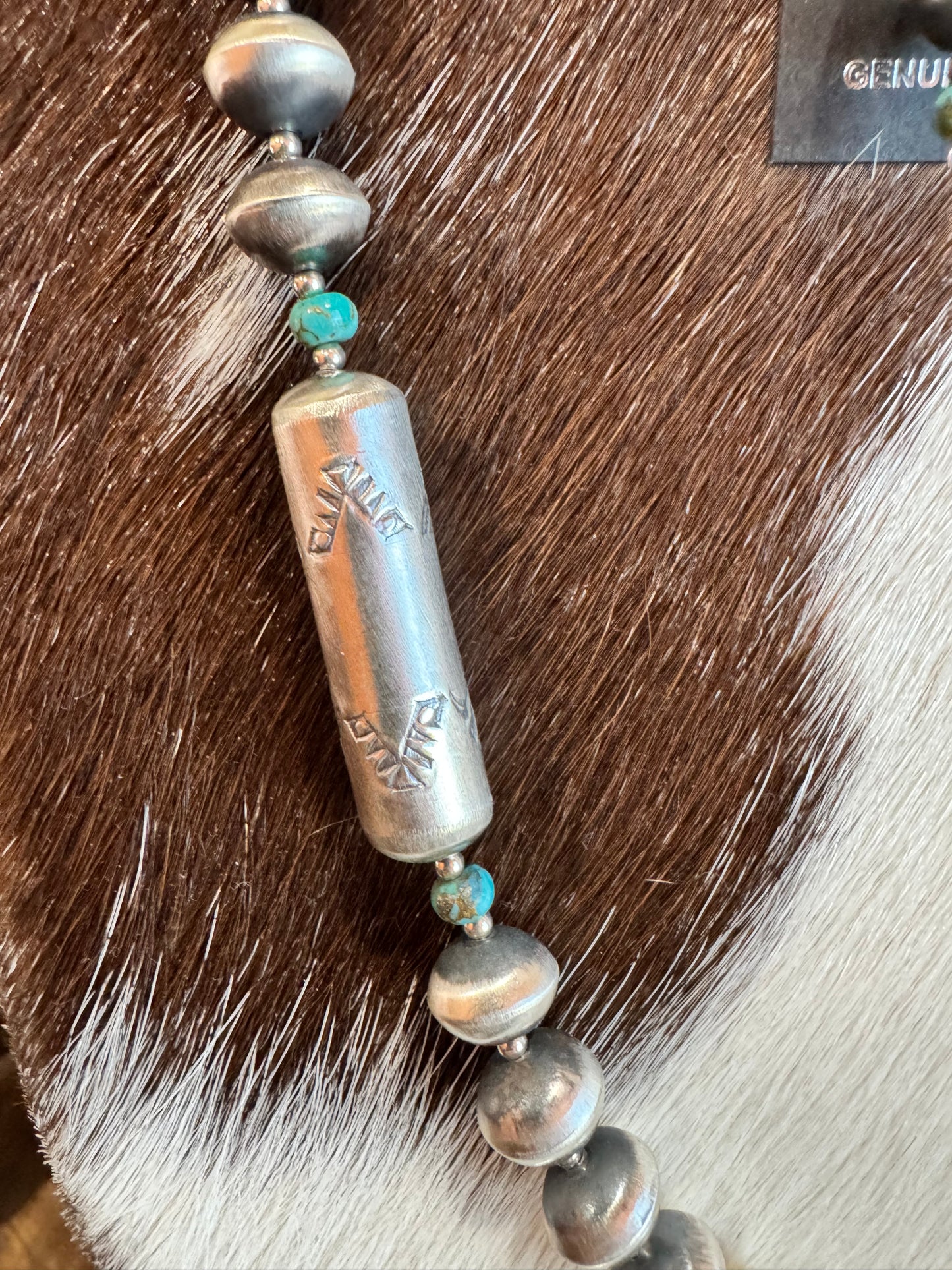 Handmade Navajo Pearls & Earrings Set