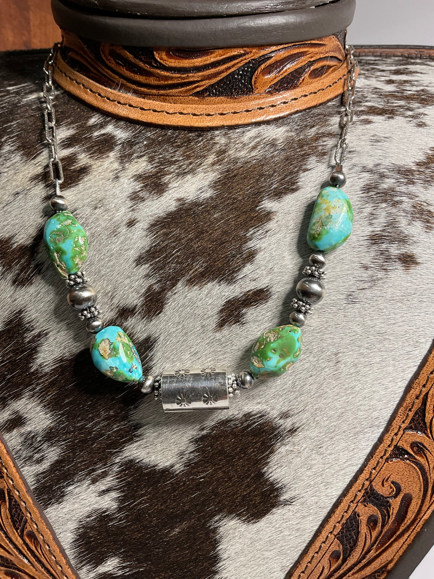 Sonoran Gold Barrel Necklace