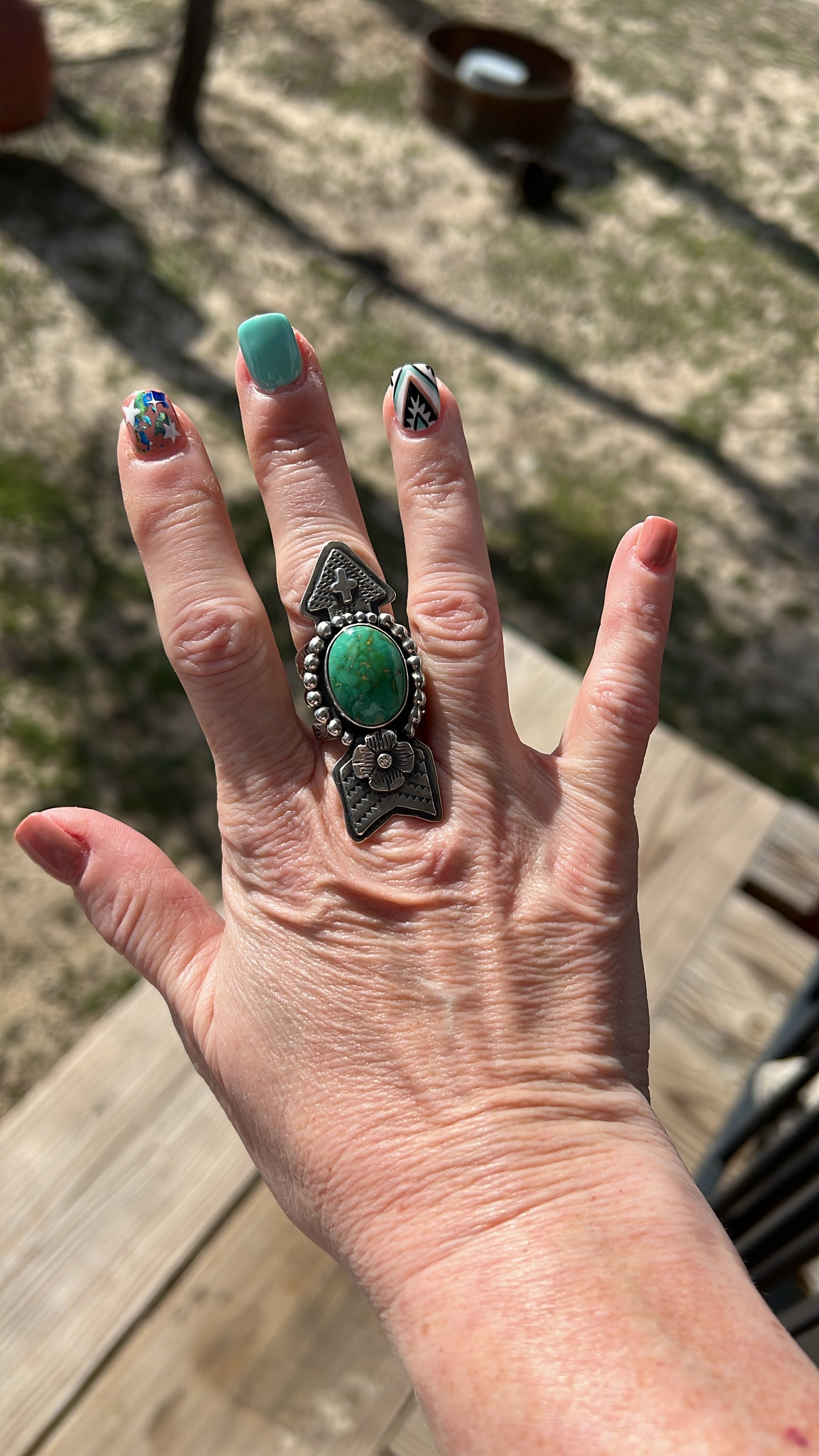 Sonoran Gold Kathy Sands Arrow Ring