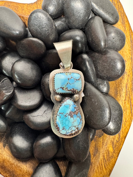 Golden Hills 2 Stone Pendant