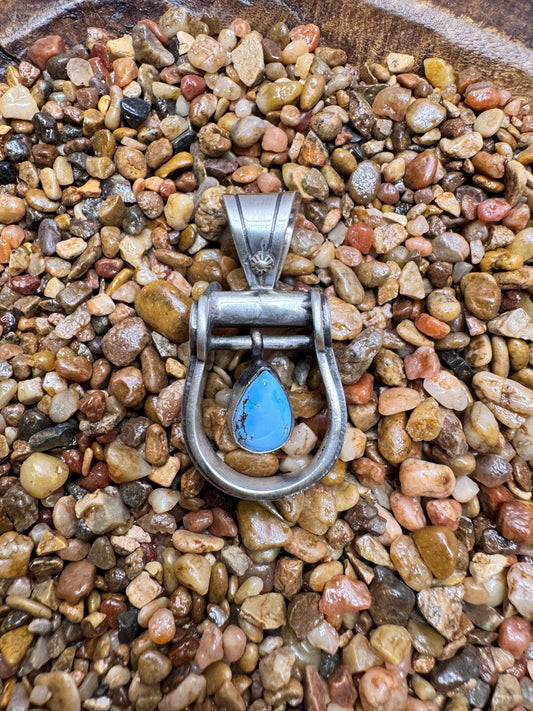 Golden Hills Stirrup Pendant