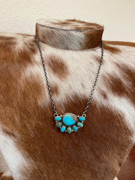 Half Cluster Necklaces