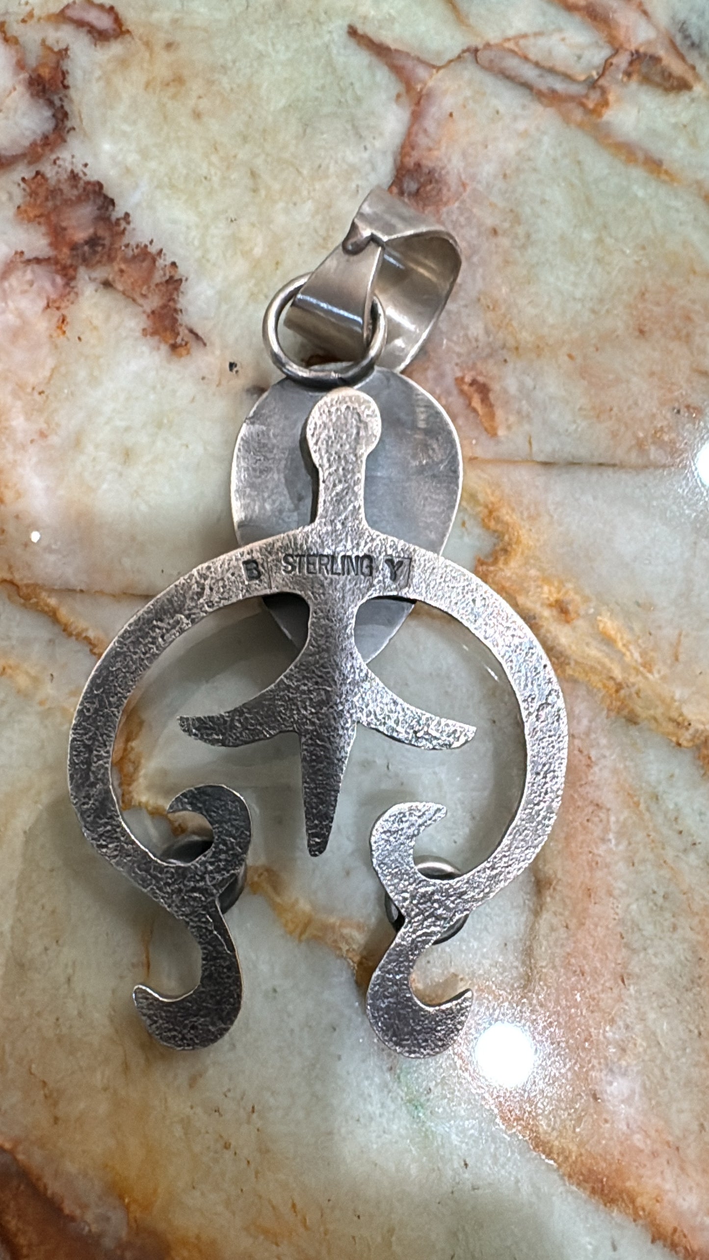 White Buffalo & Sleeping Beauty Naja Pendant